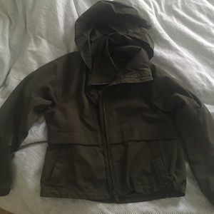Lululemon olive rain jacket size 4